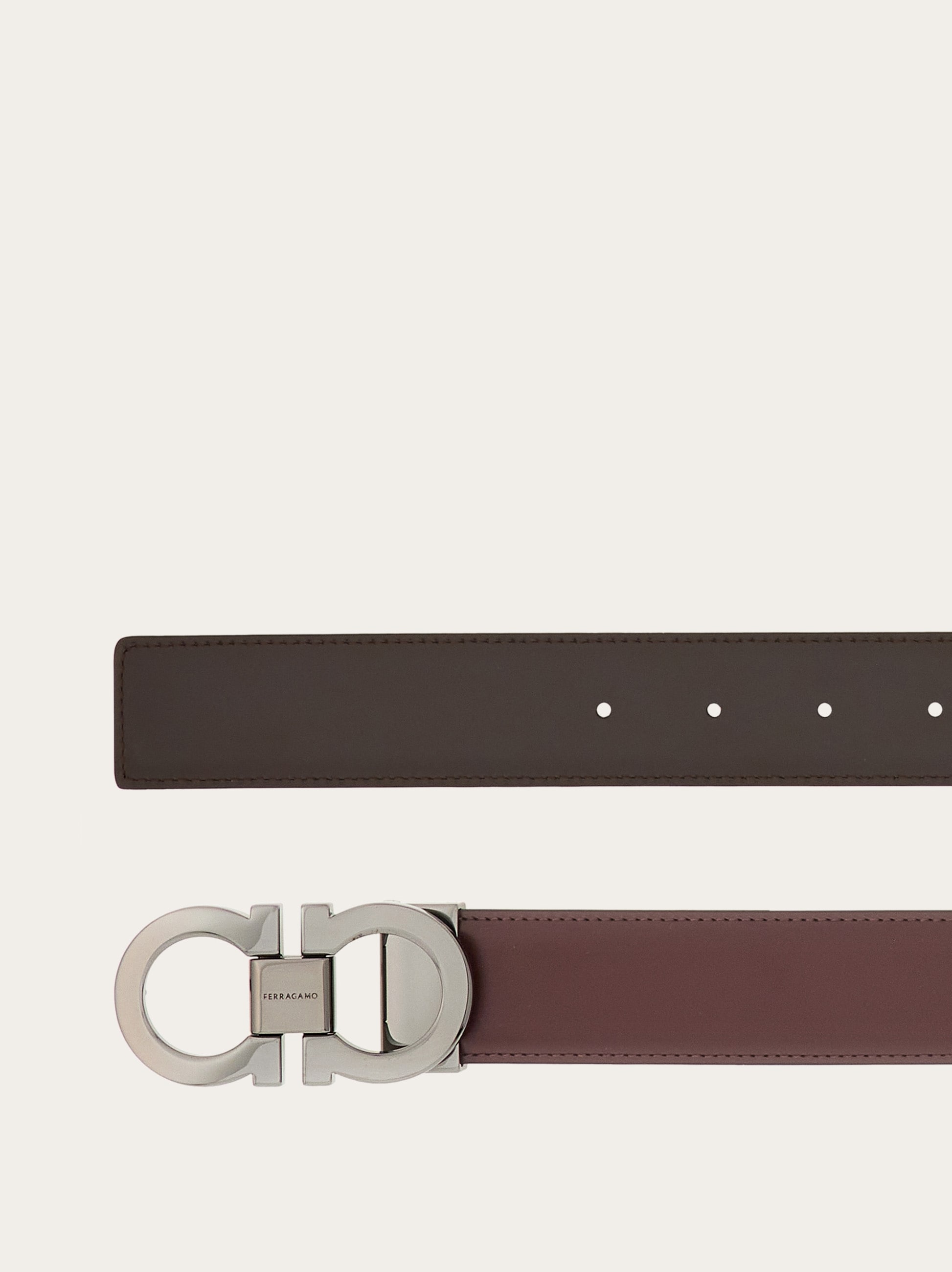 Ferragamo Men's Cintura in Pelle Black