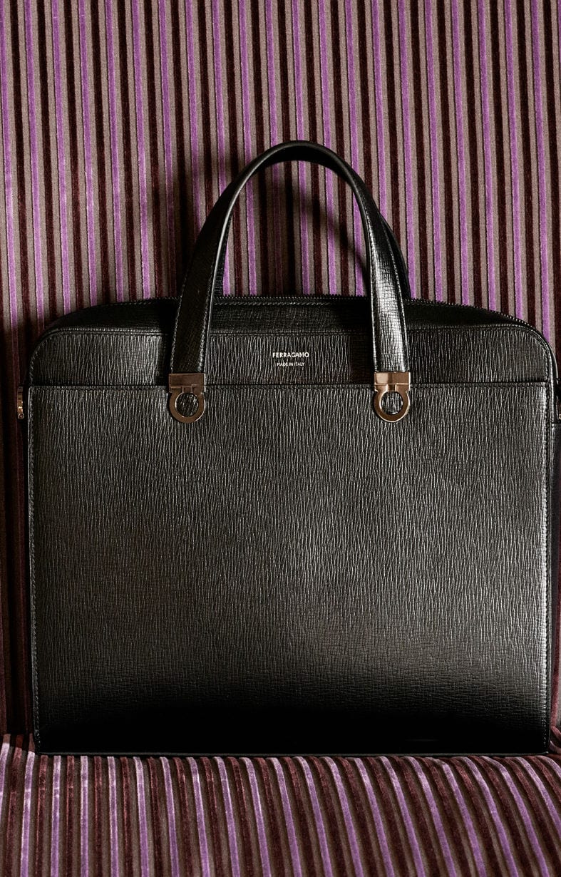 Salvatore Ferragamo レザービジネスバッグ　メンズバッグ フェラガモ／Salvatore Ferragamo バッグ ブリーフケース