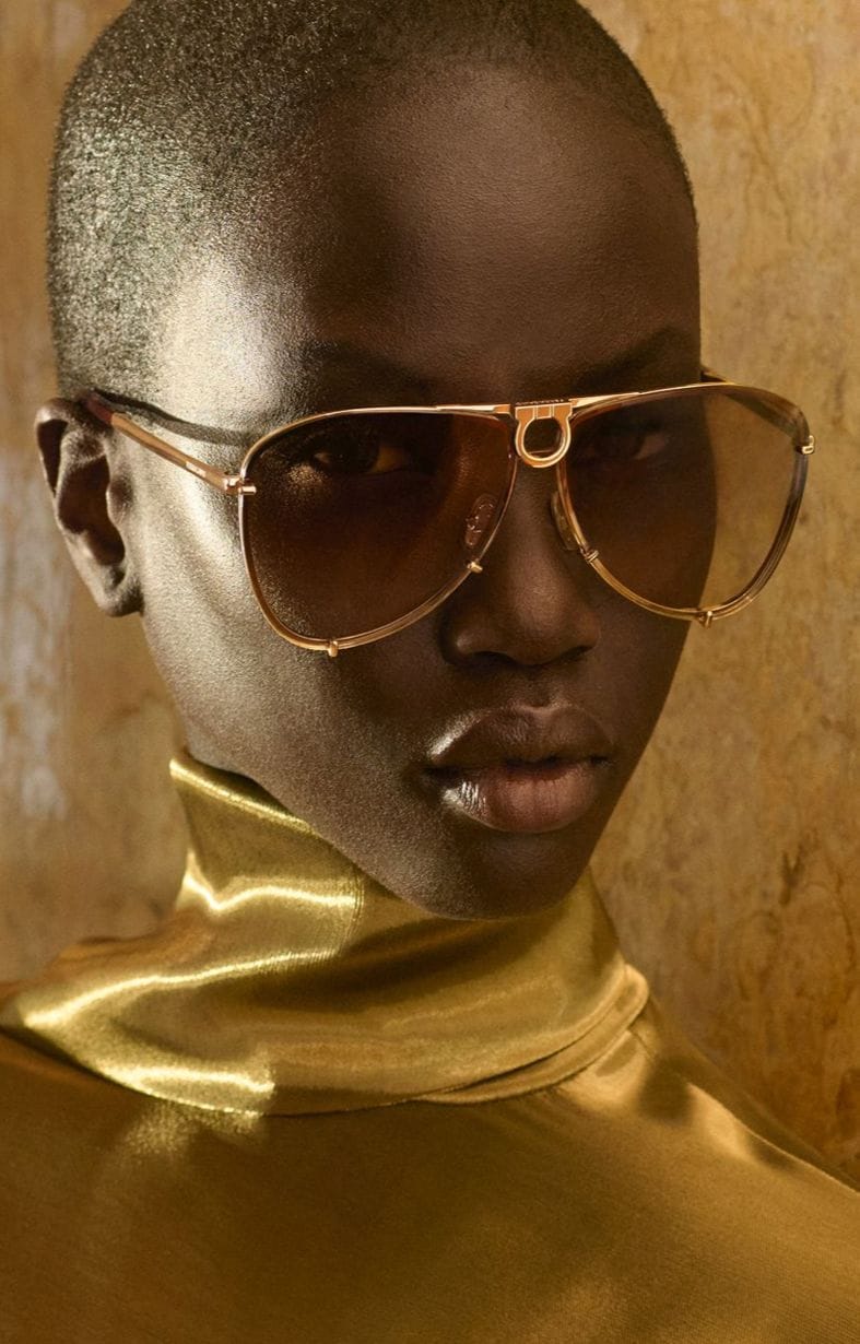 【美品】 Salvatore Ferragamo ラインストーン サングラス Women's Sunglasses and Optical Glasses | Ferragamo US