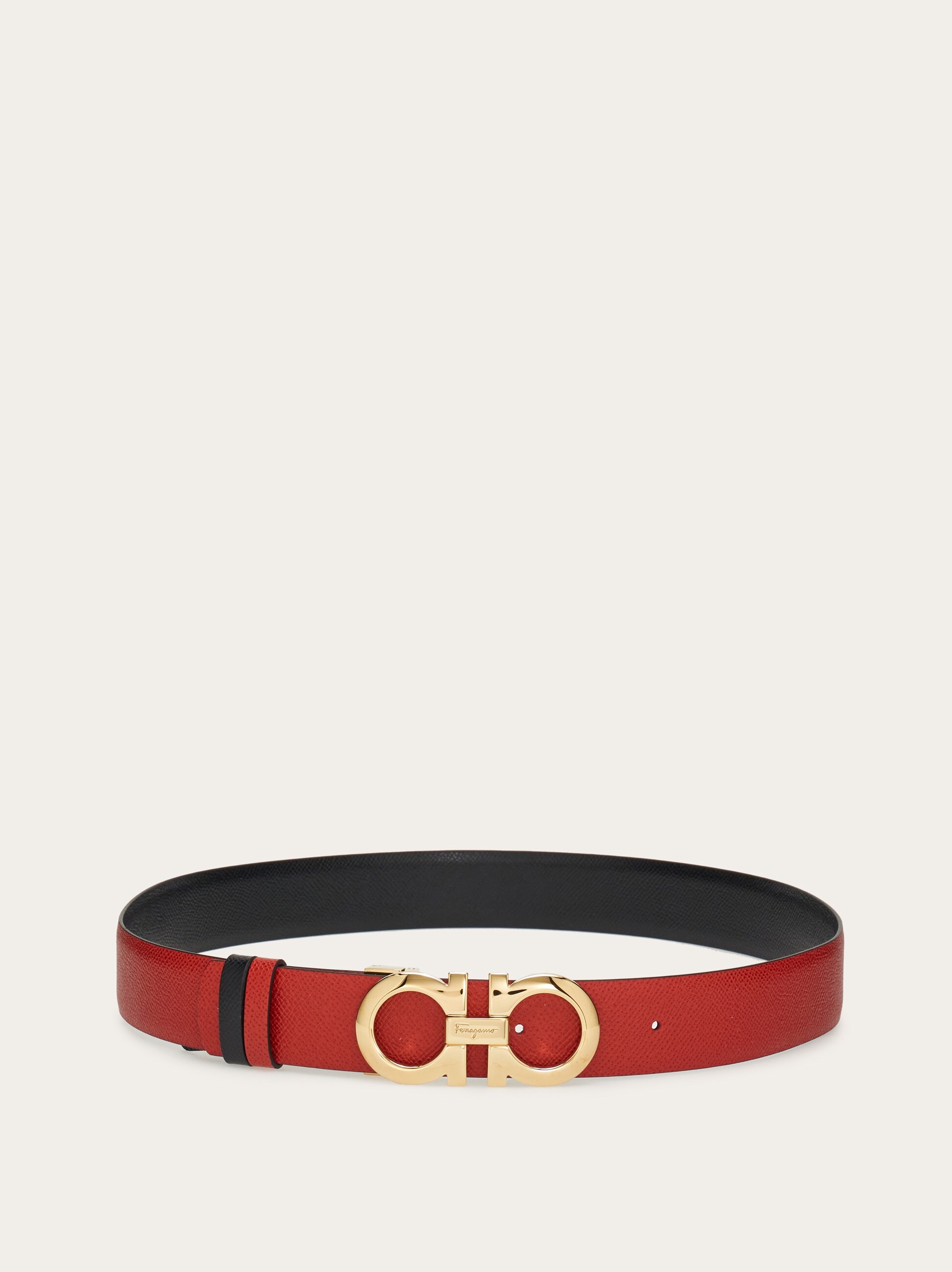 Cinturon ferragamo blanco clearance