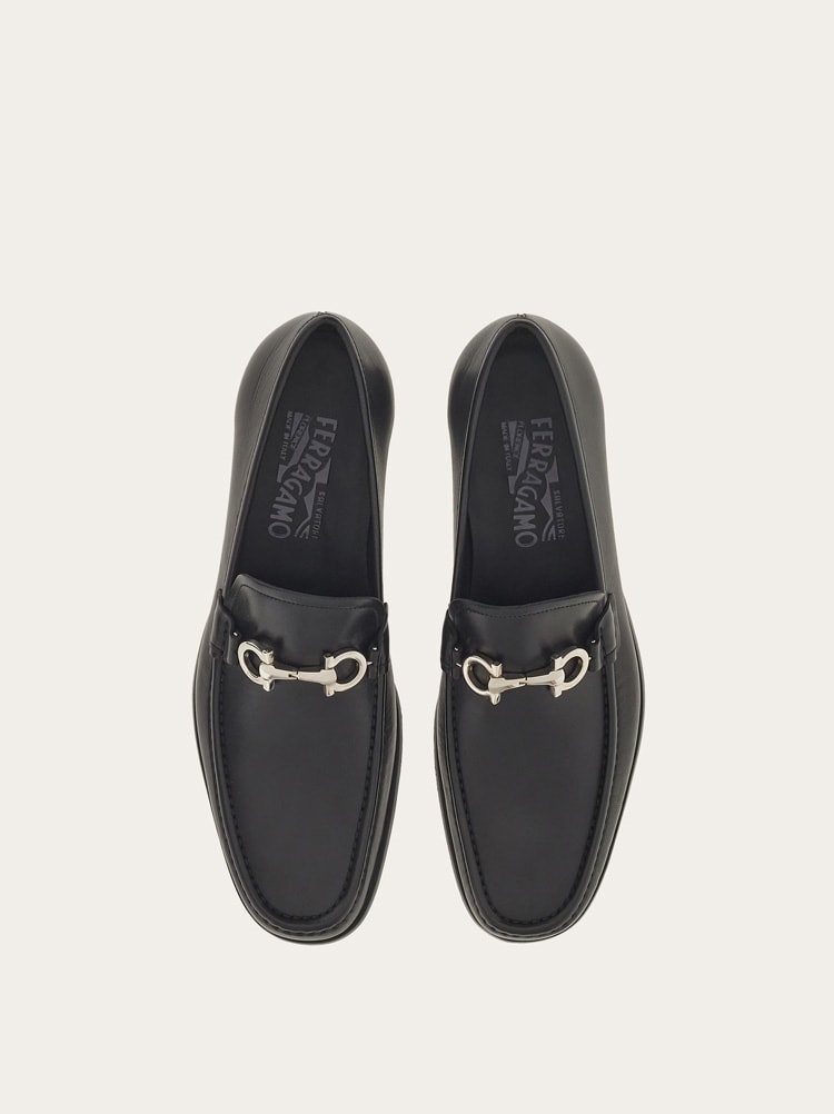 Moccasin with Gancini reversible ornament - Men | Ferragamo
