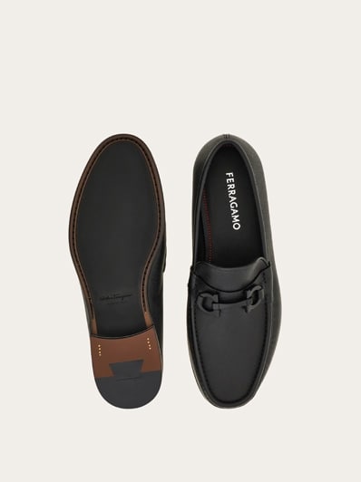 Moccasin with Gancini ornament - Men | Ferragamo