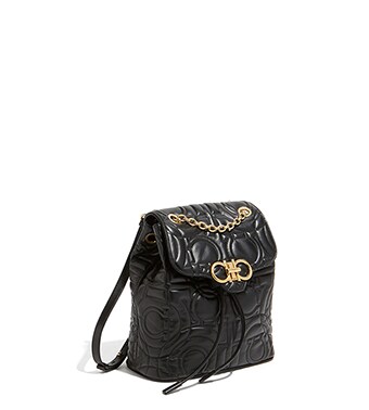 Las Designer Backpacks And Belt Bags Salvatore Ferragamo Uk Quilted Gancini Backpack