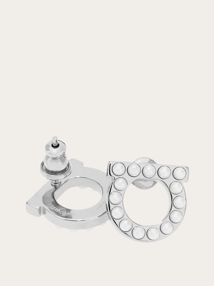 Gancini pearls earrings Gallery image 2