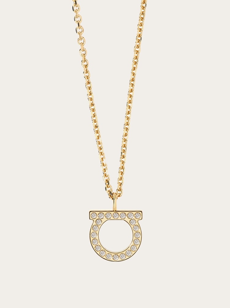 Gancini crystals necklace - L Gallery image 4