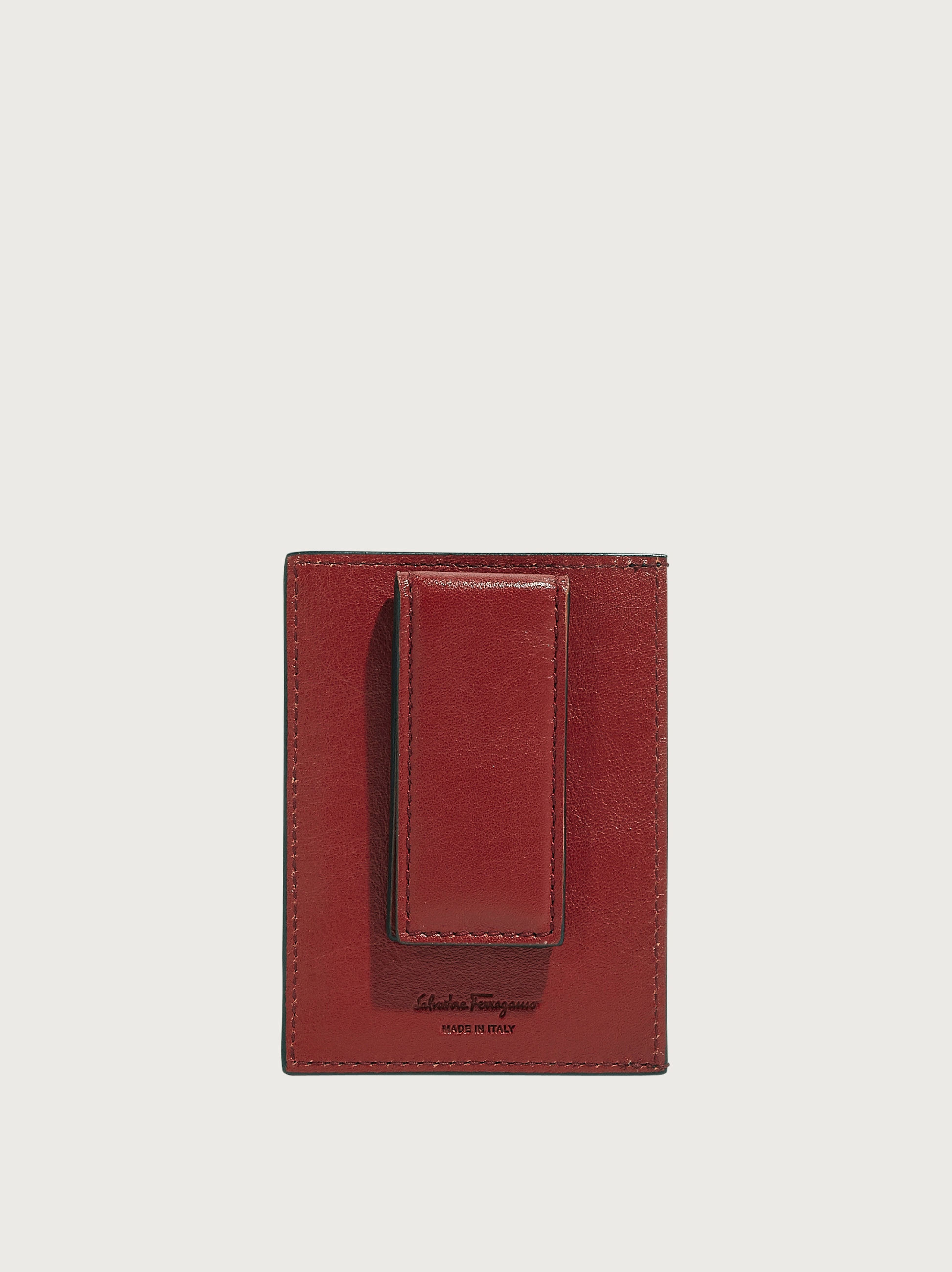 Gancini credit card holder - Leather Accessories - Men - Salvatore  Ferragamo CA