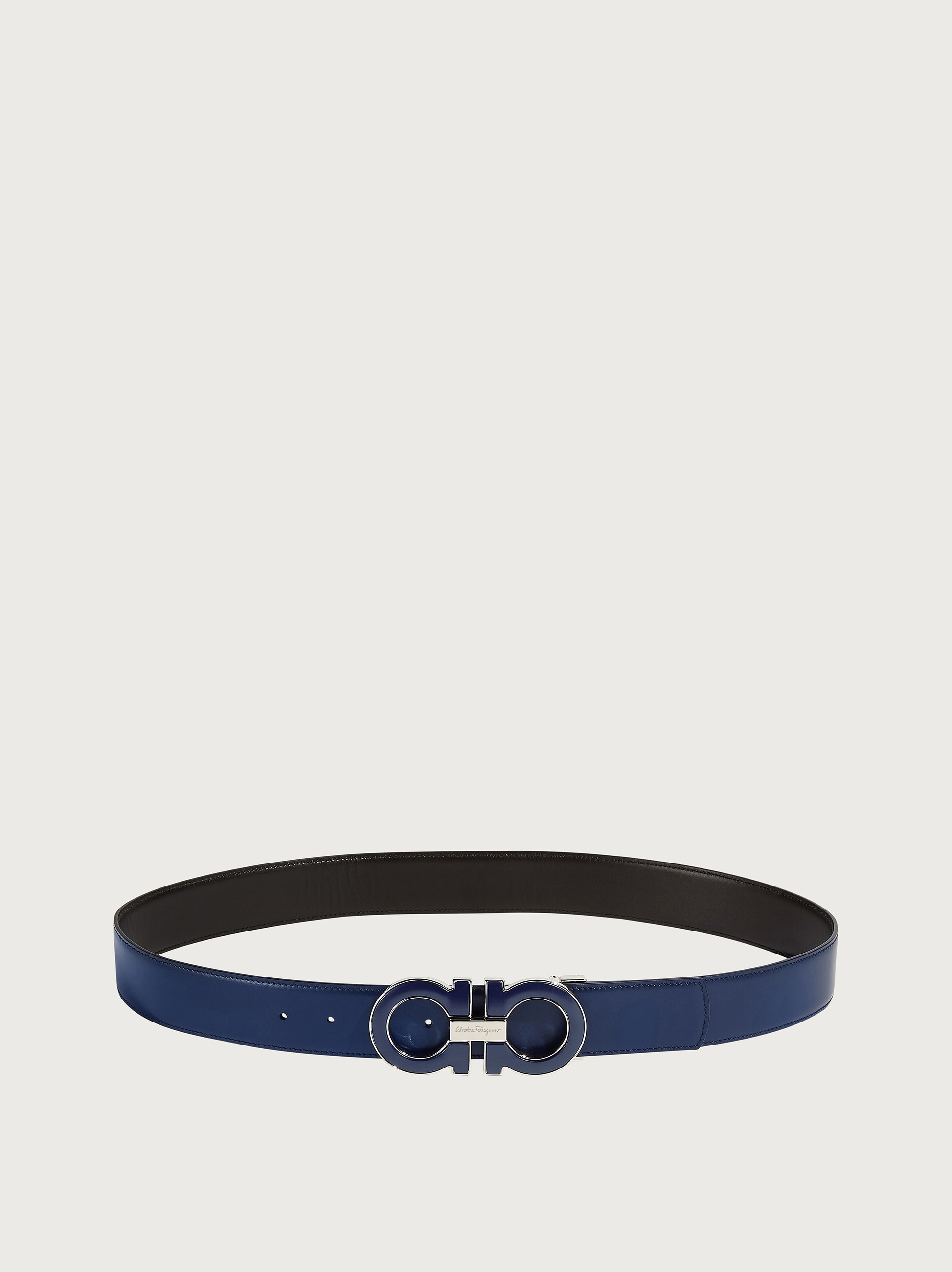 Black and blue reversible ferragamo belt clearance