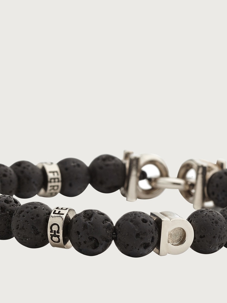 Elasticated bracelet with Gancini - size 17 Gallery image 2