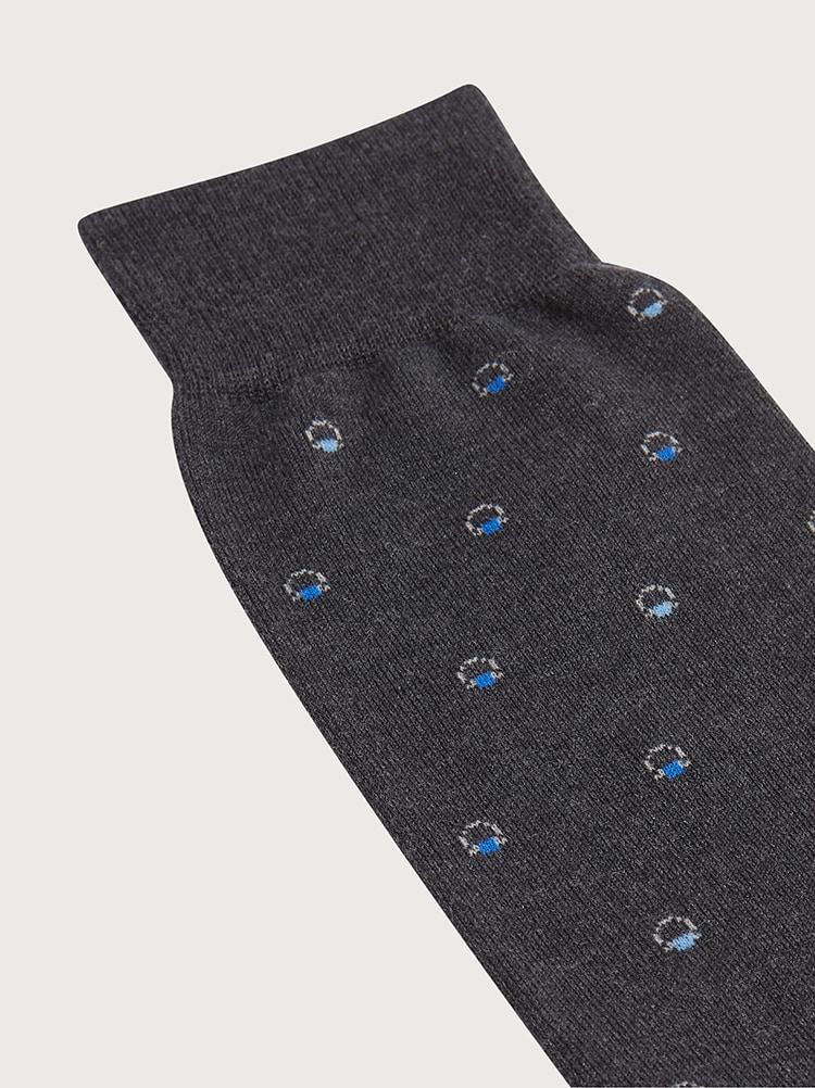 Medium Gancini jacquard sock Gallery image 2
