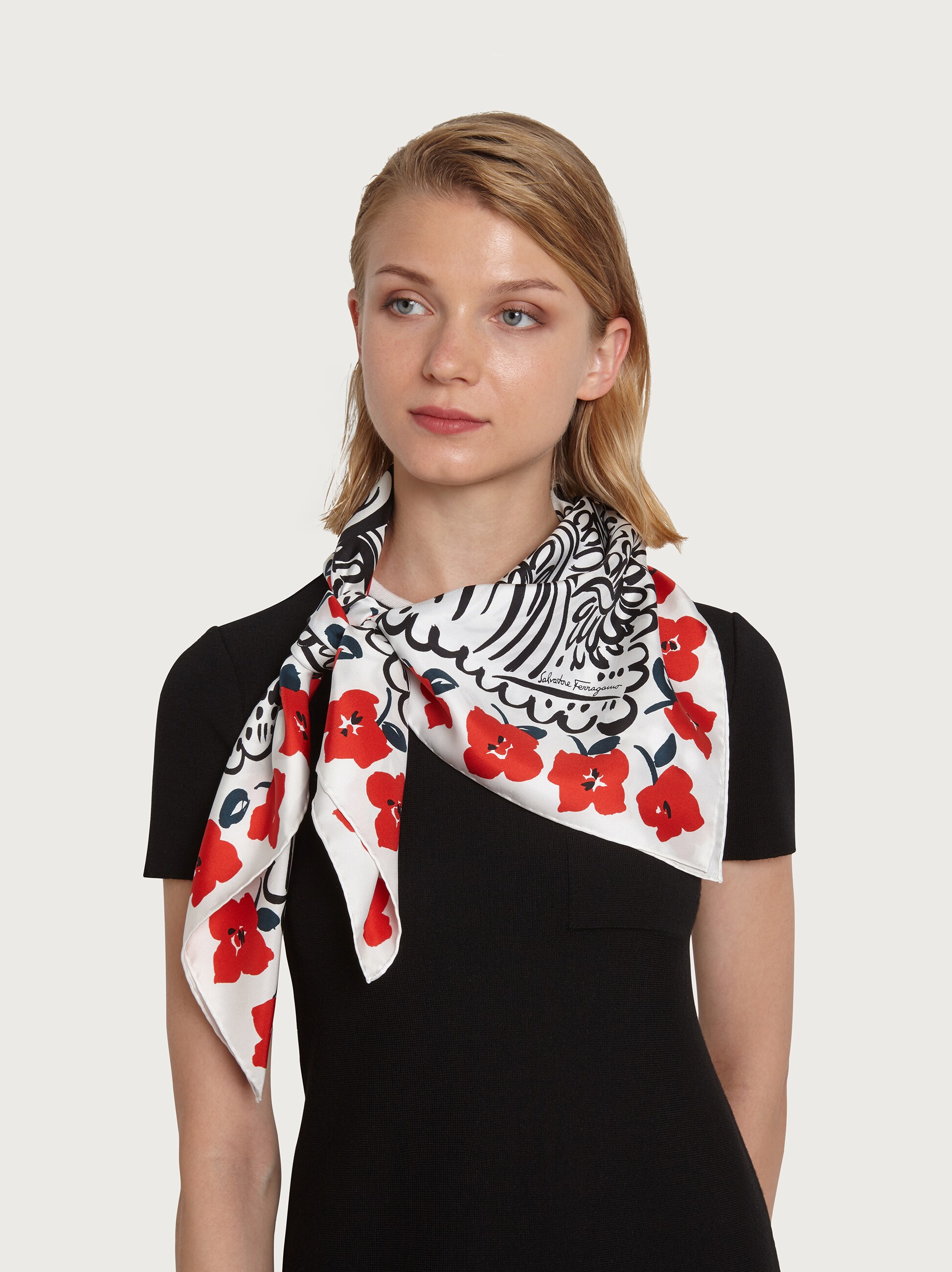 Ferragamo scarf womens clearance