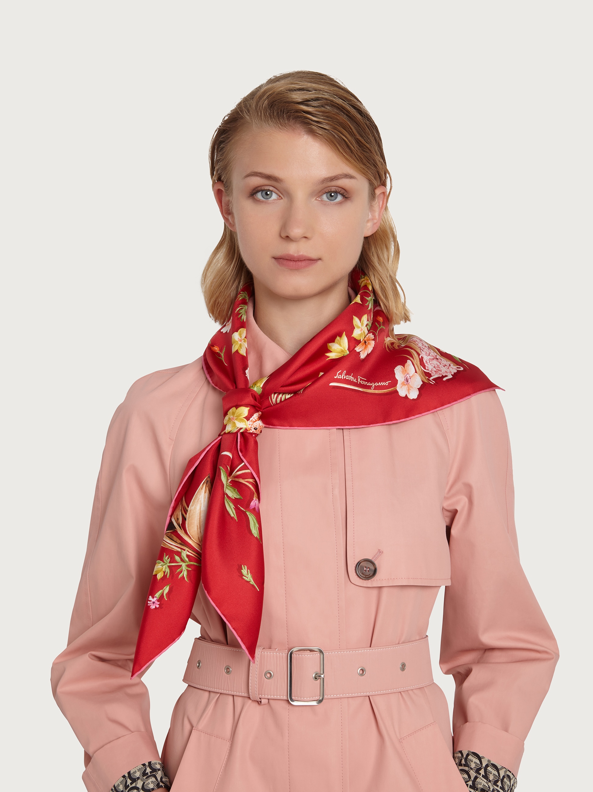 Ferragamo scarf womens clearance
