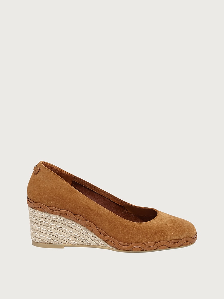 espadrille wedge pump