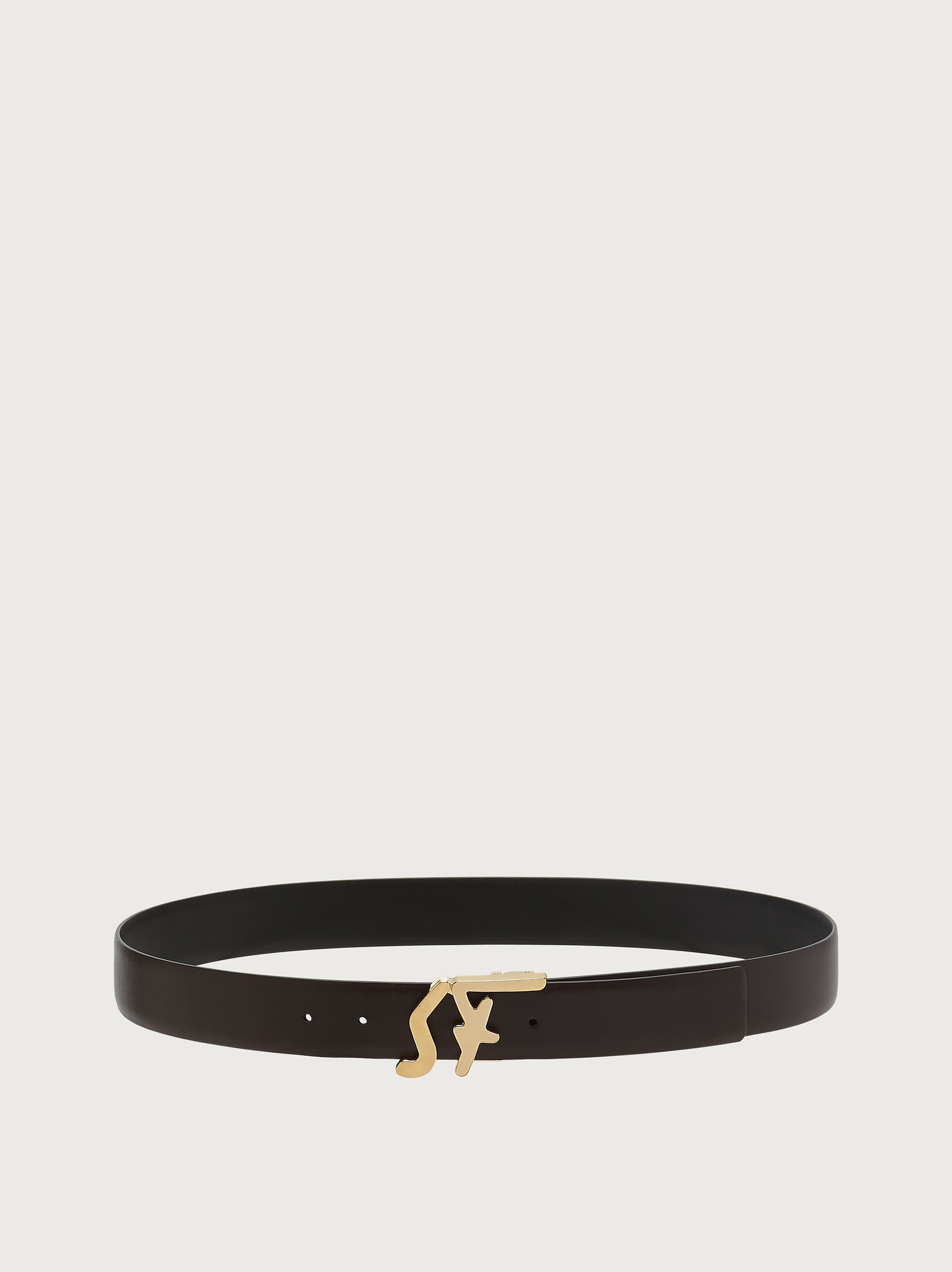 black and gold ferragamo belt