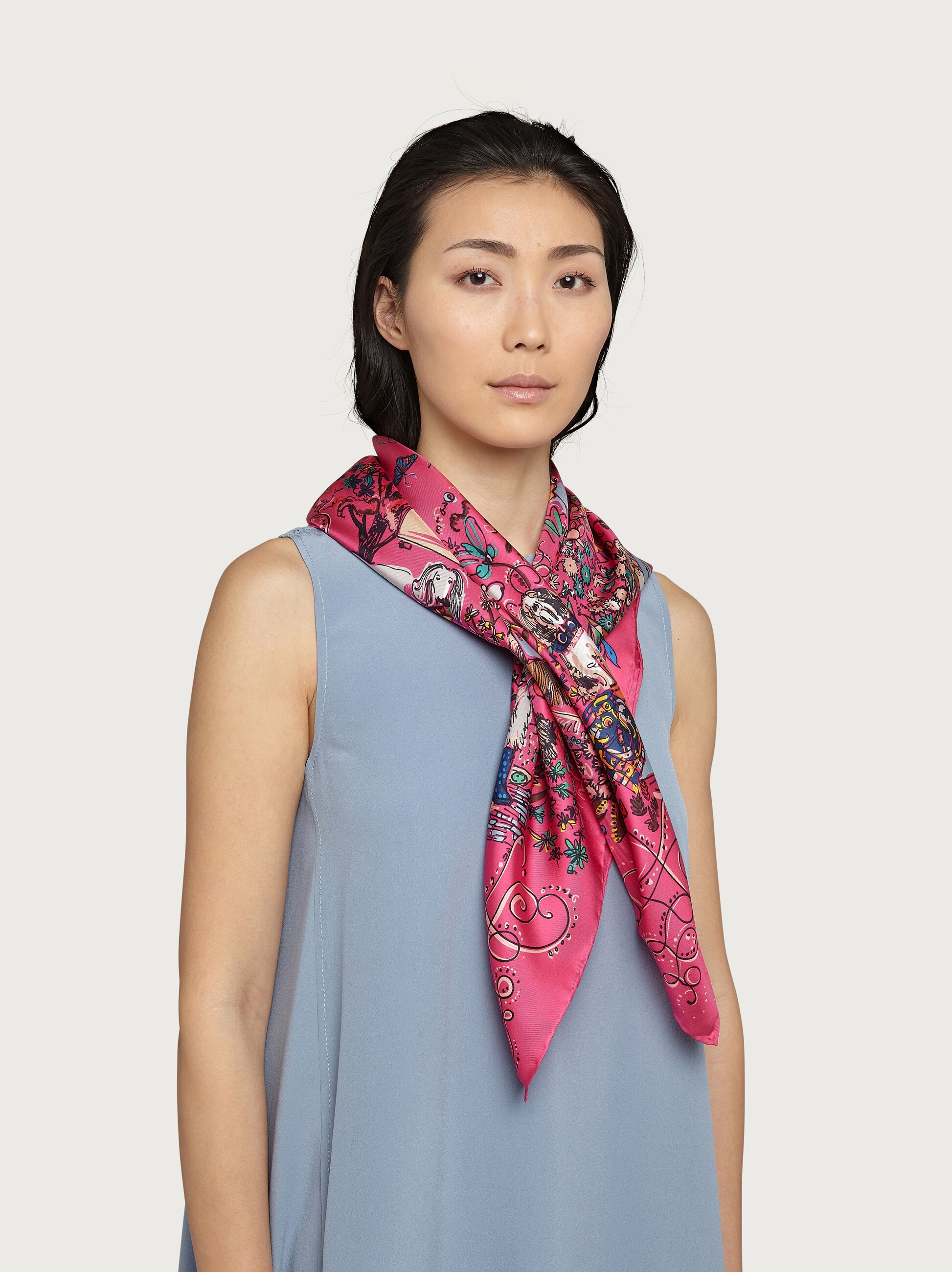 Ferragamo scarf womens clearance