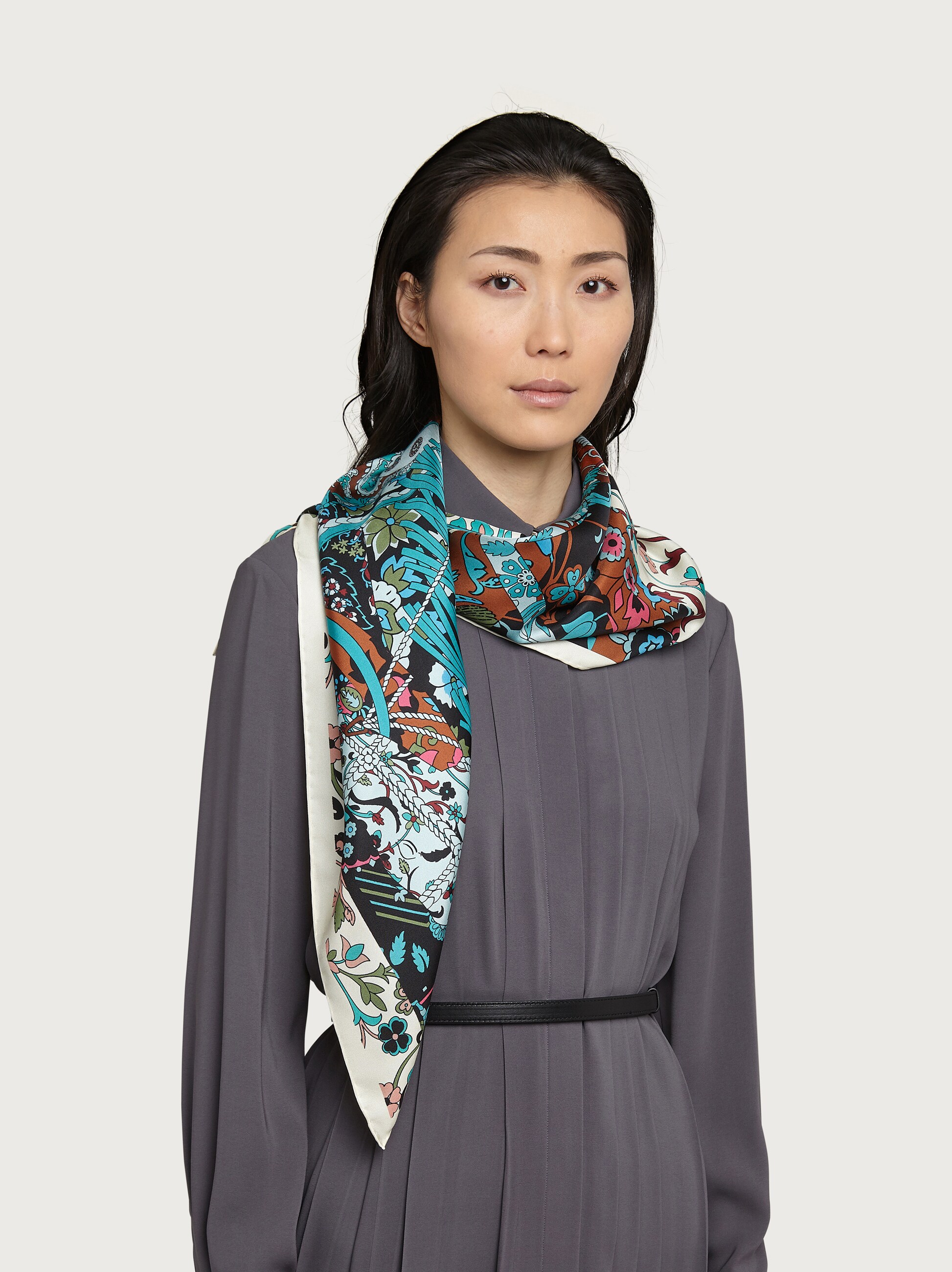 Ferragamo scarf womens clearance