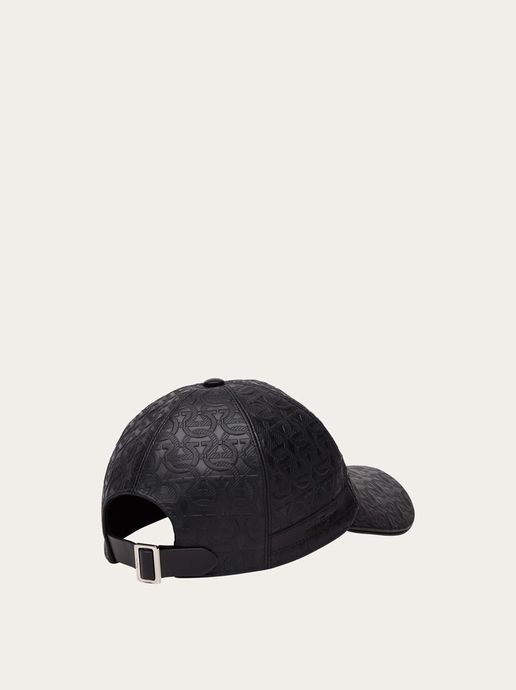 Leather Gancini baseball cap Gallery image 7