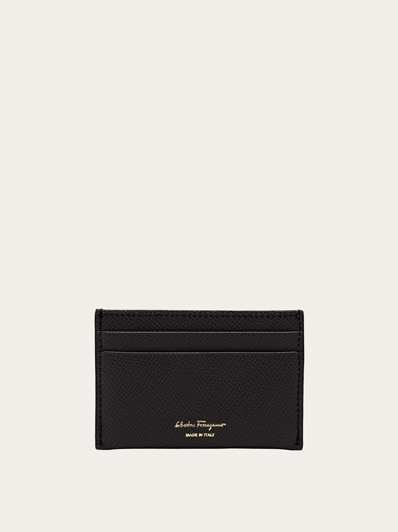 ■FERRAGAMO■ Bara Coin Card Holder Black 22D515725300 22D51 Credit card holder - Men | Ferragamo