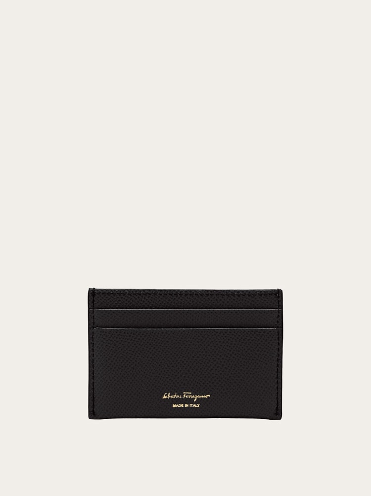 カードケース・名刺入れ FERRAGAMO SS25 'Gancini' wallet (726510 NERO) Gancini credit card holder - Women | Ferragamo