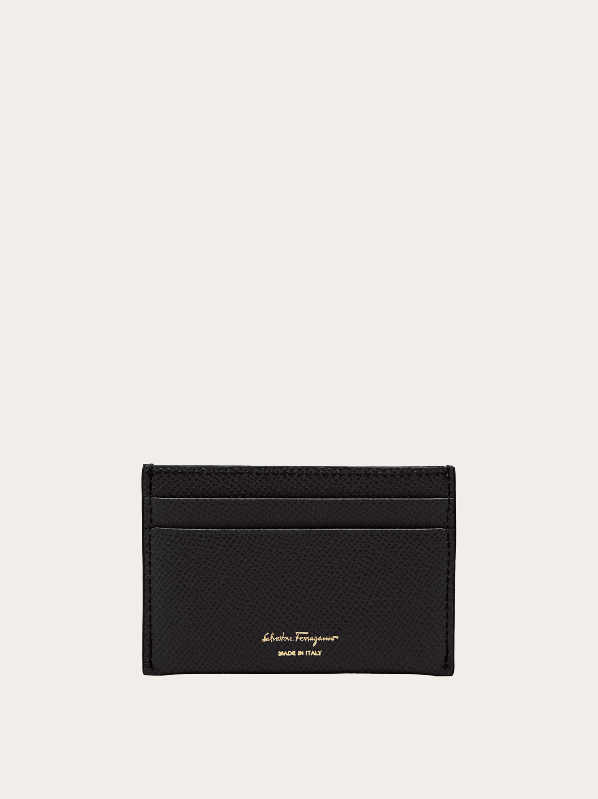 ■FERRAGAMO■ Gancini Card Holder Black 220007742164 2200077 Gancini credit card holder - Women | Ferragamo