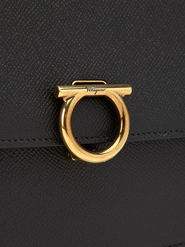 Gancini rounded flap bag Gancini rounded flap bag