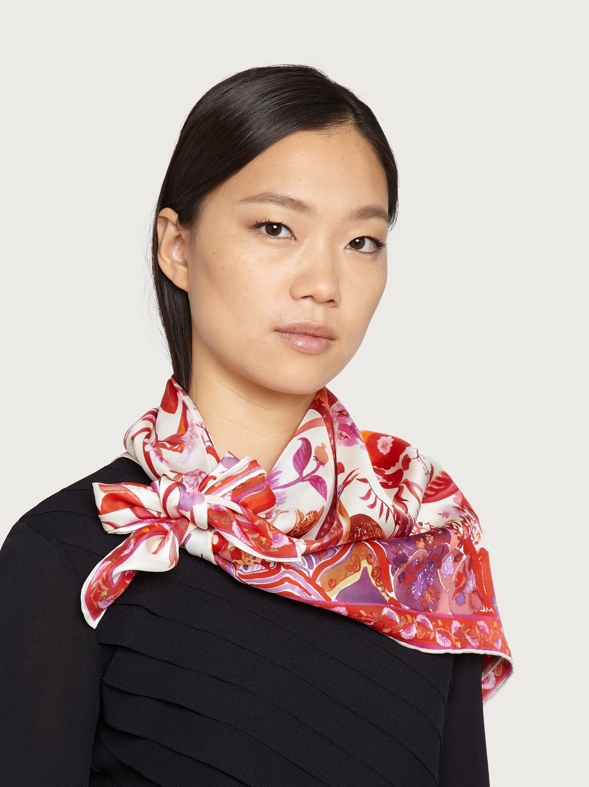 Ferragamo tree of life scarf clearance