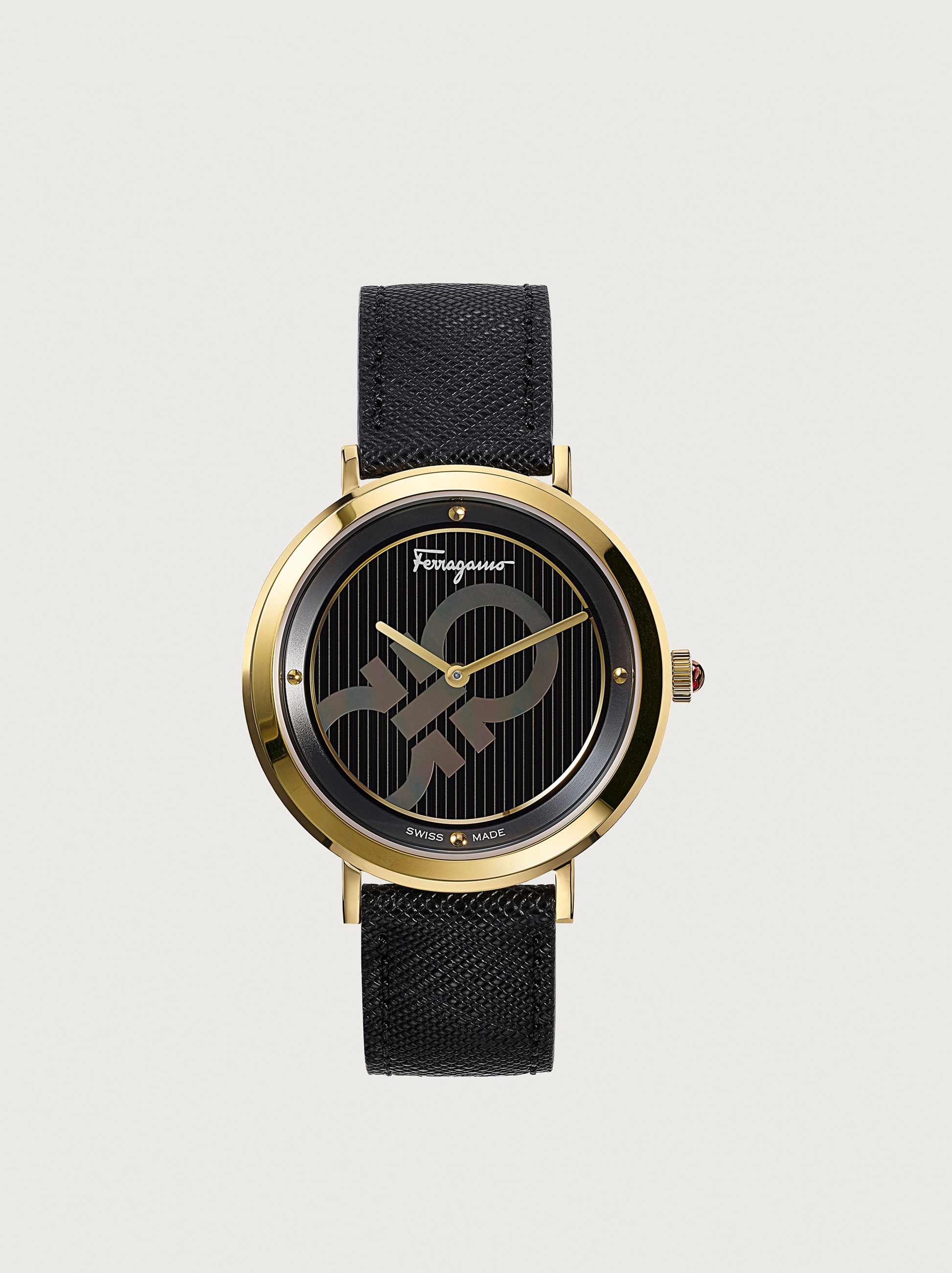 salvatore ferragamo gold watch