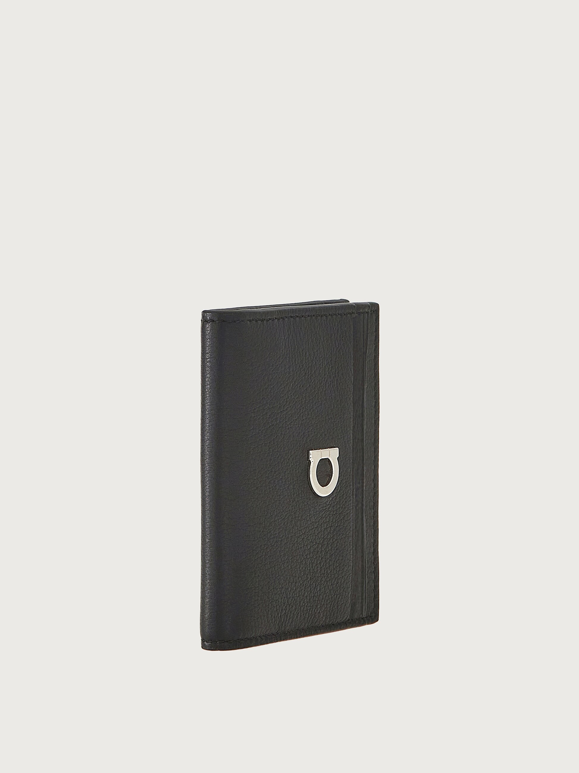 Porta carte di credito Gancini - Accessori in pelle - Uomo - Salvatore  Ferragamo IT