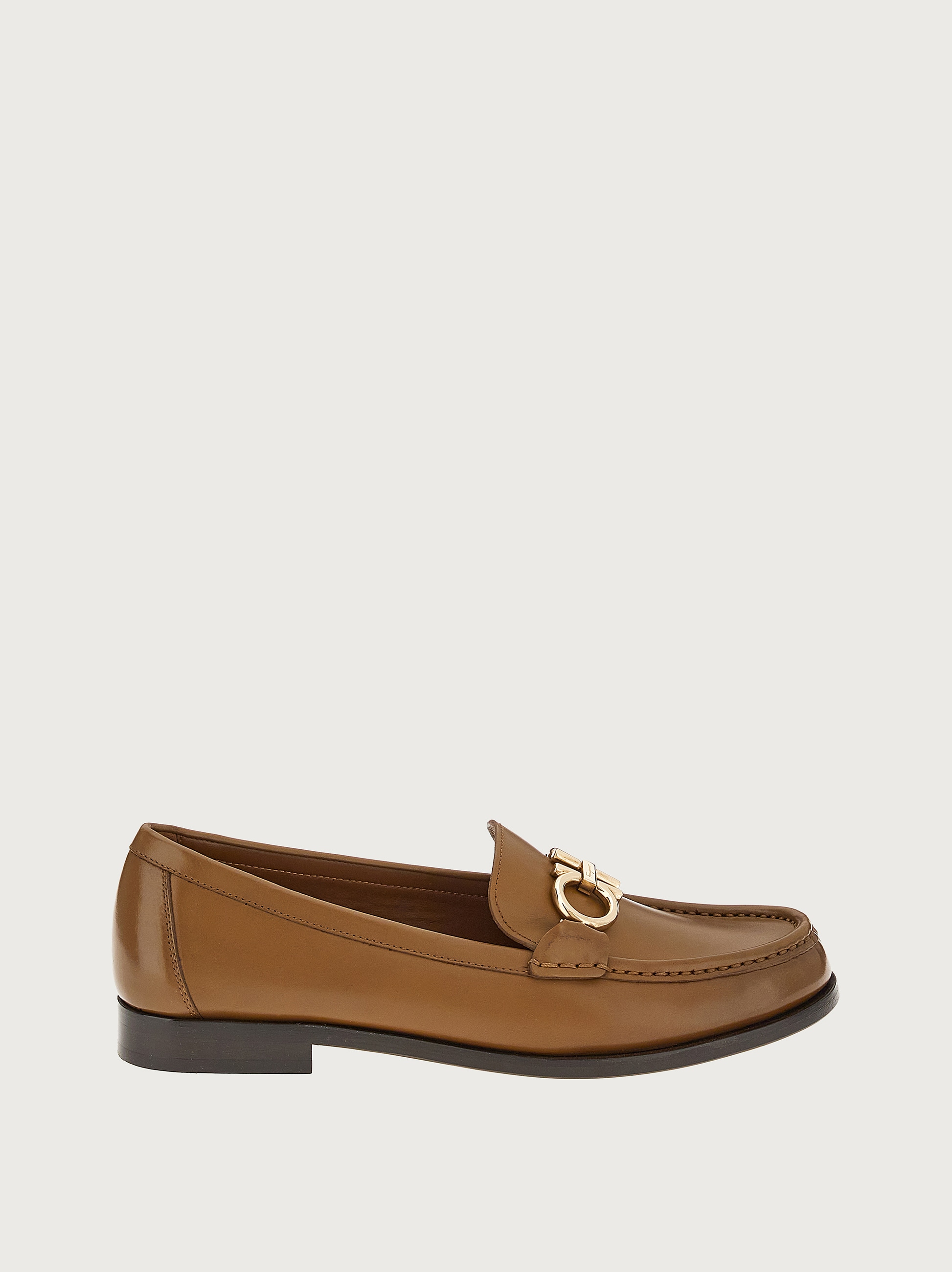 Womens brown leather moccasins Clearance