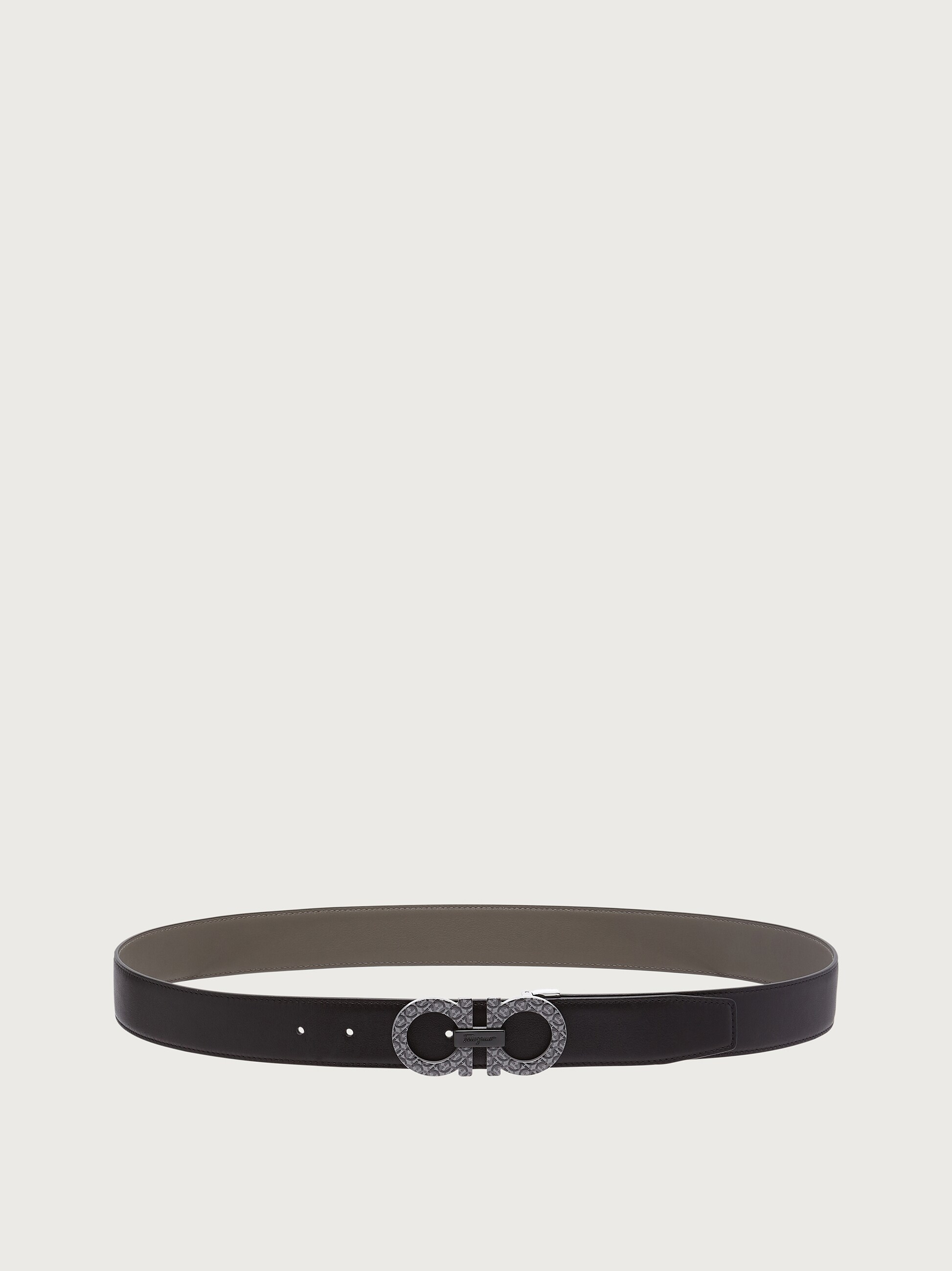 ferragamo belt all white