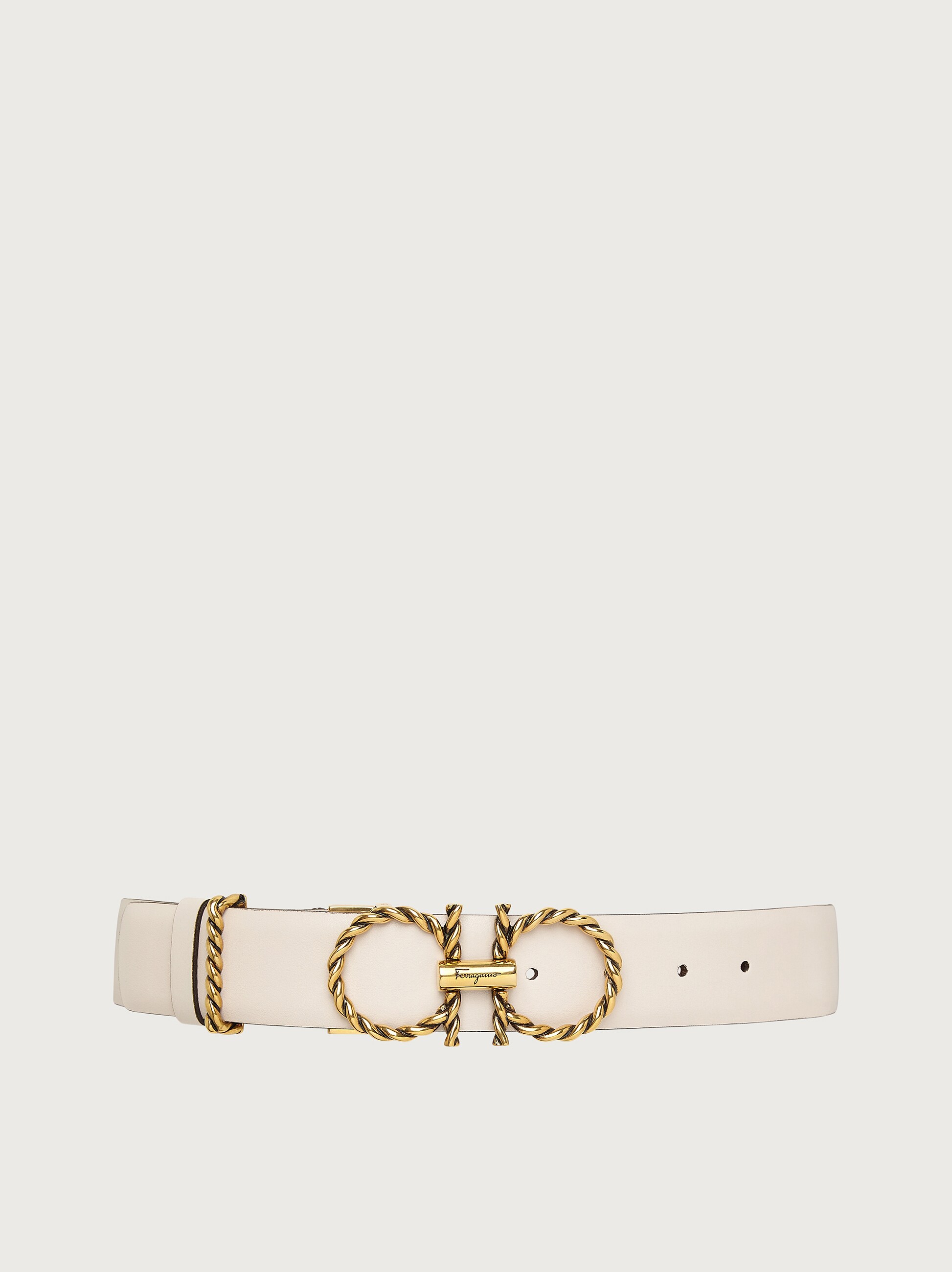 Rolo gancini leather belt clearance