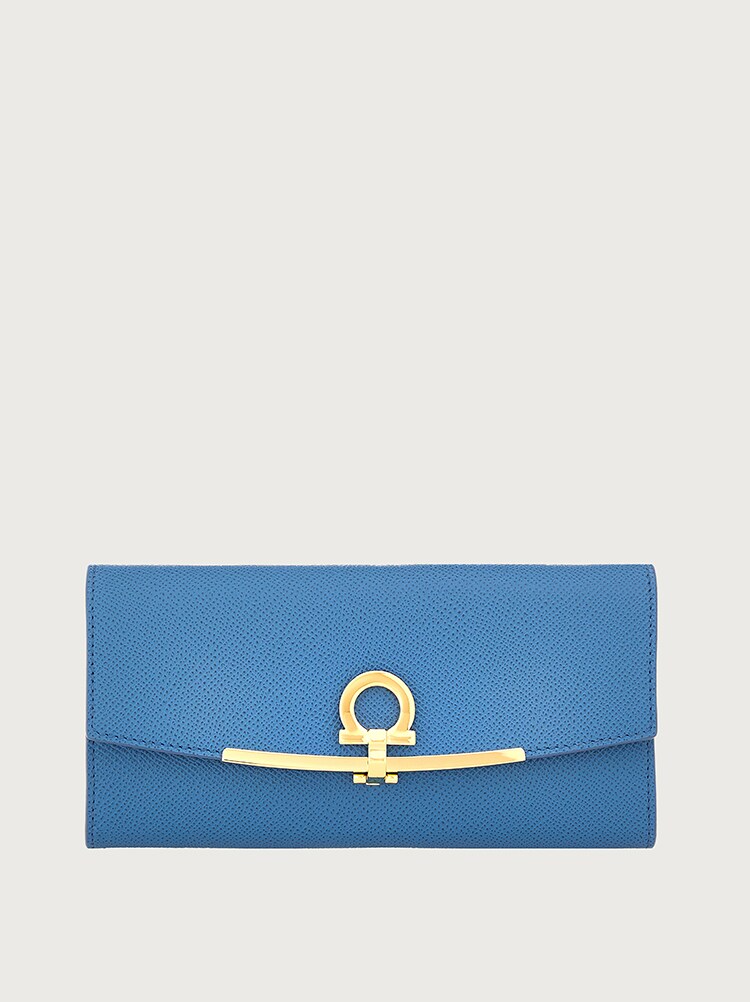 ferragamo wallet blue