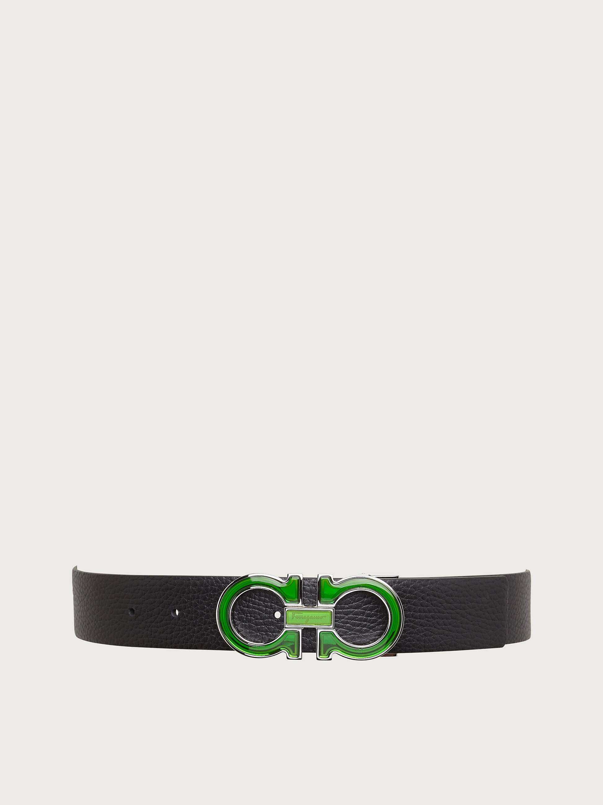 Green ferragamo belt clearance