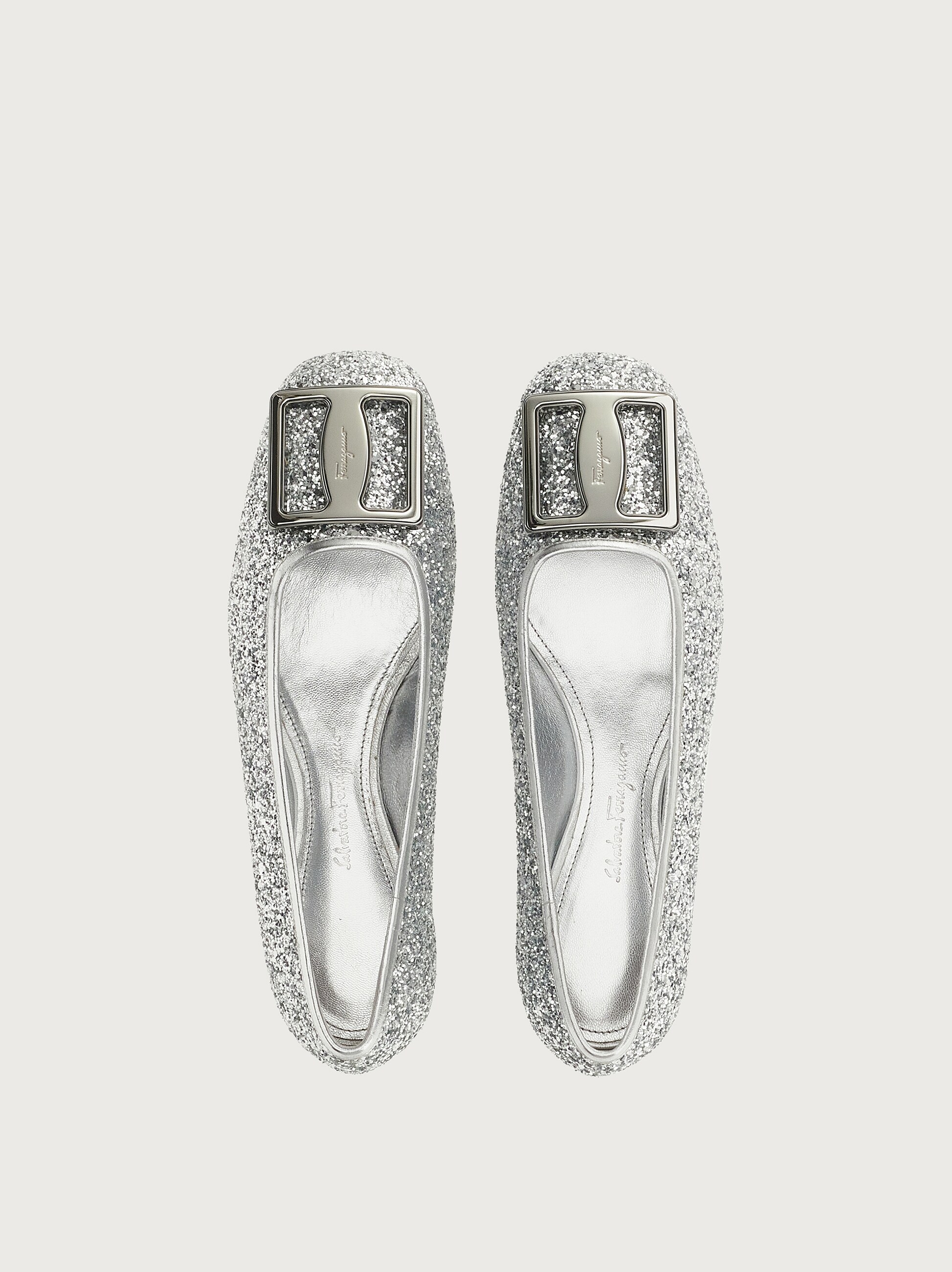 silver ballet pumps next