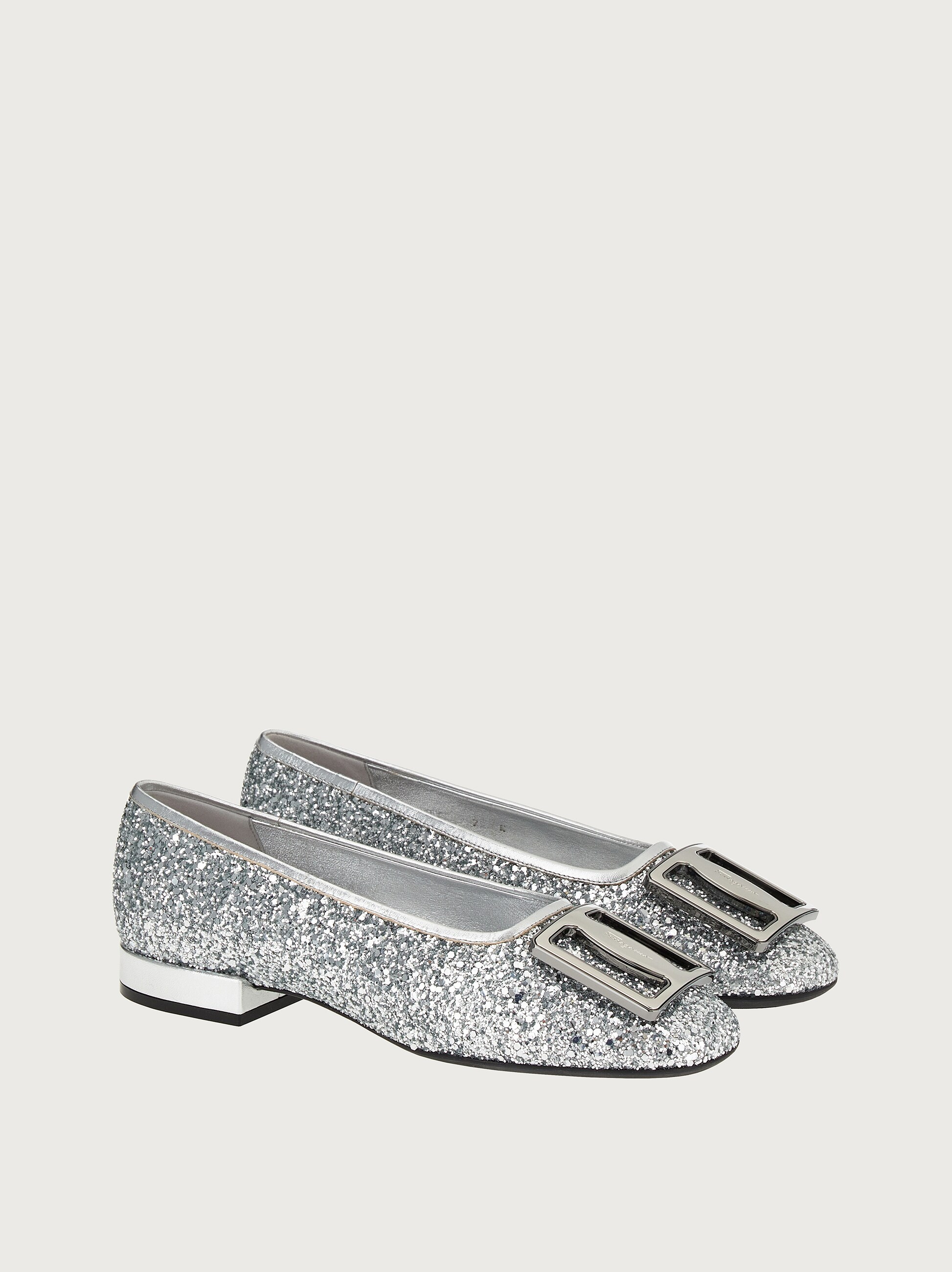 silver ballet pumps next
