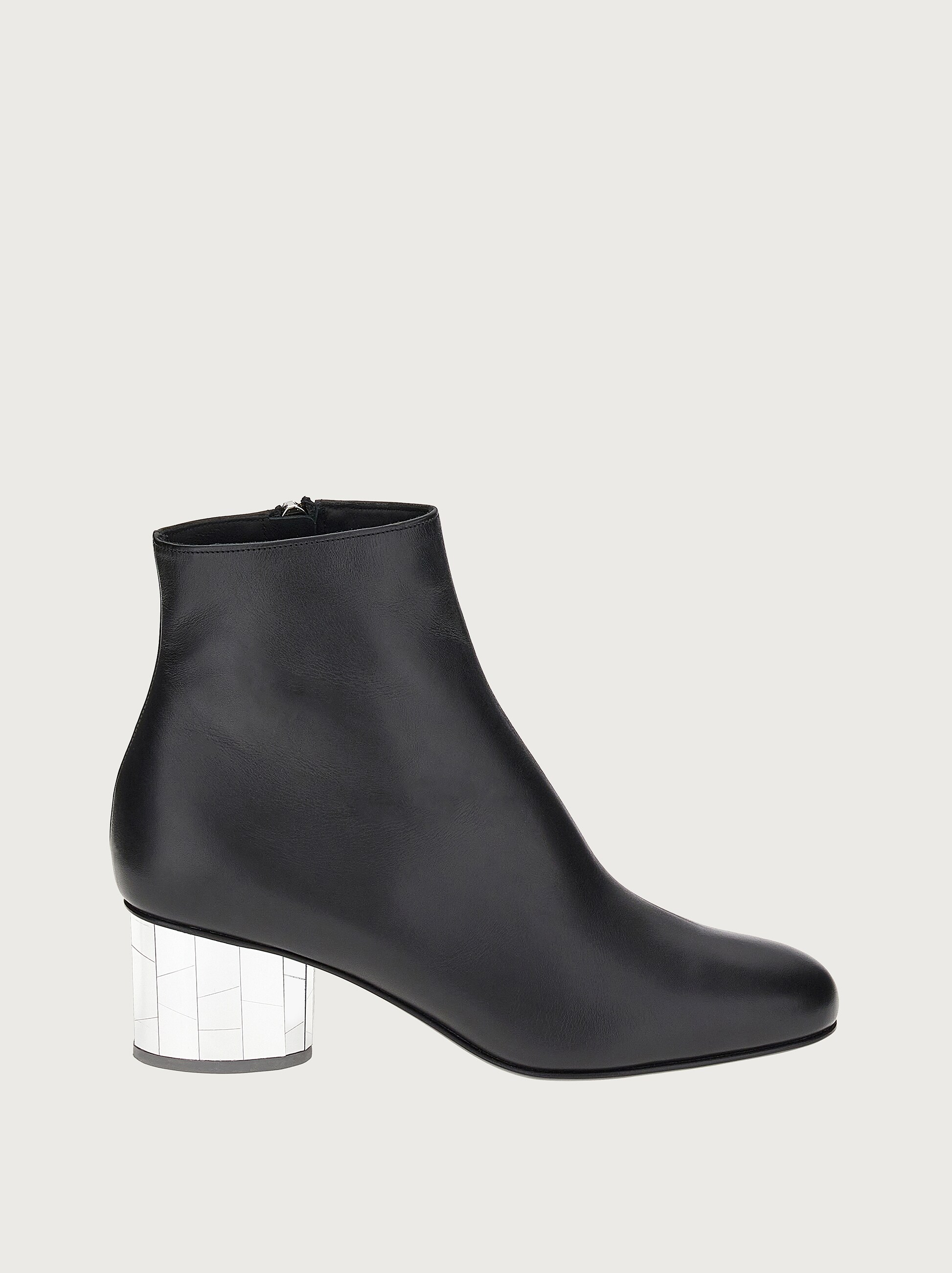 silver ankle boots next