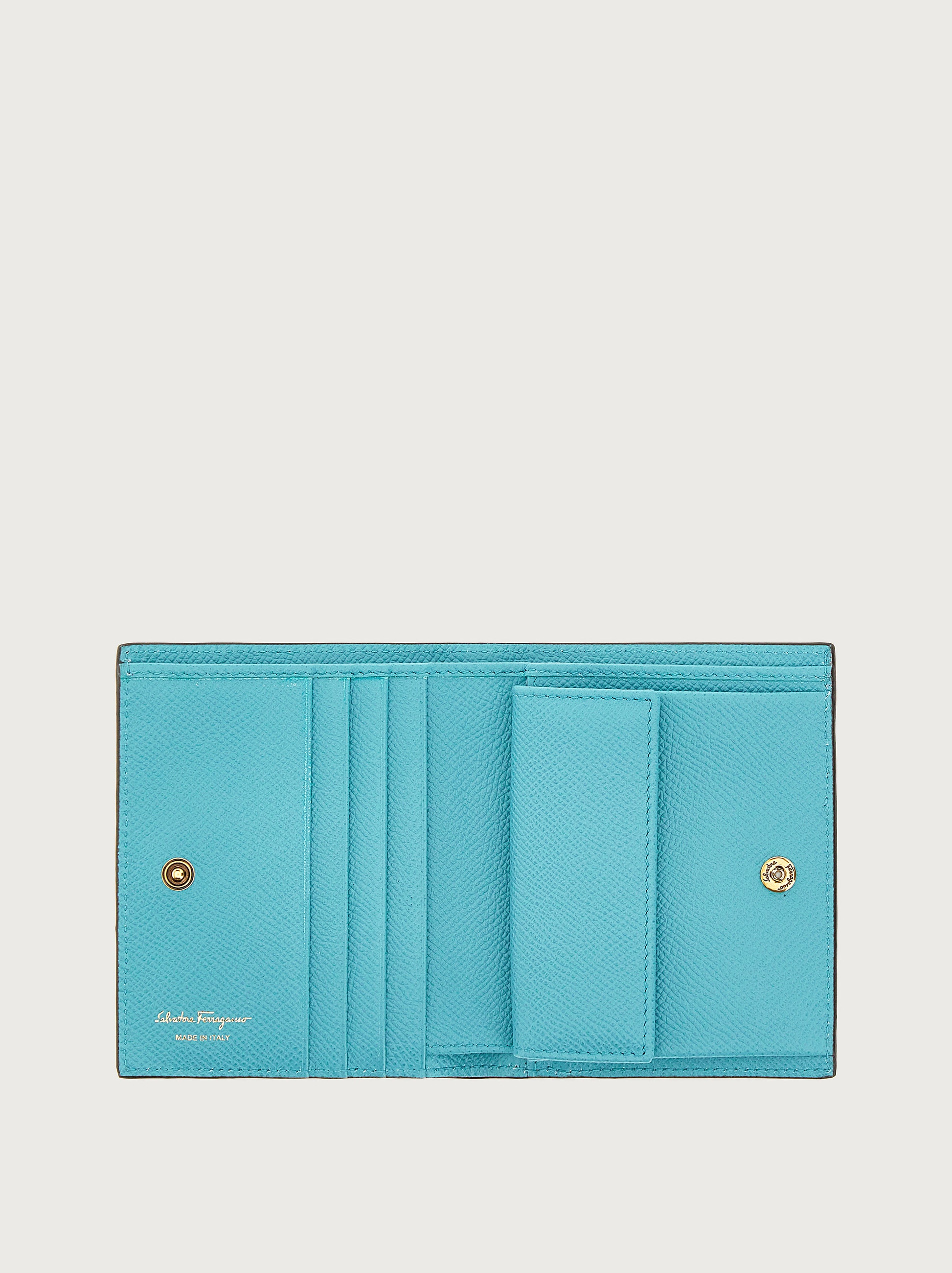 Genuine Leather Card Holder 9 Compartments Color Turquoise Genuine Leather Card Holder 9 Compartments Color Turquoise