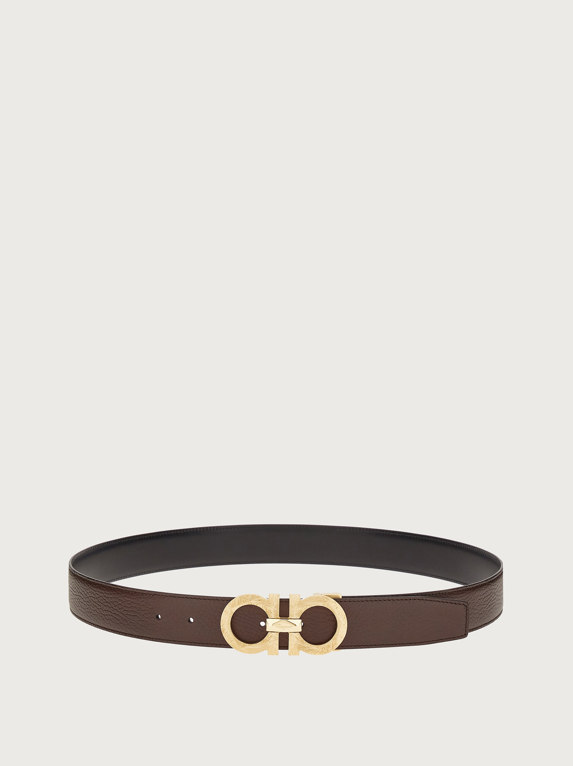 Black gold ferragamo belt clearance