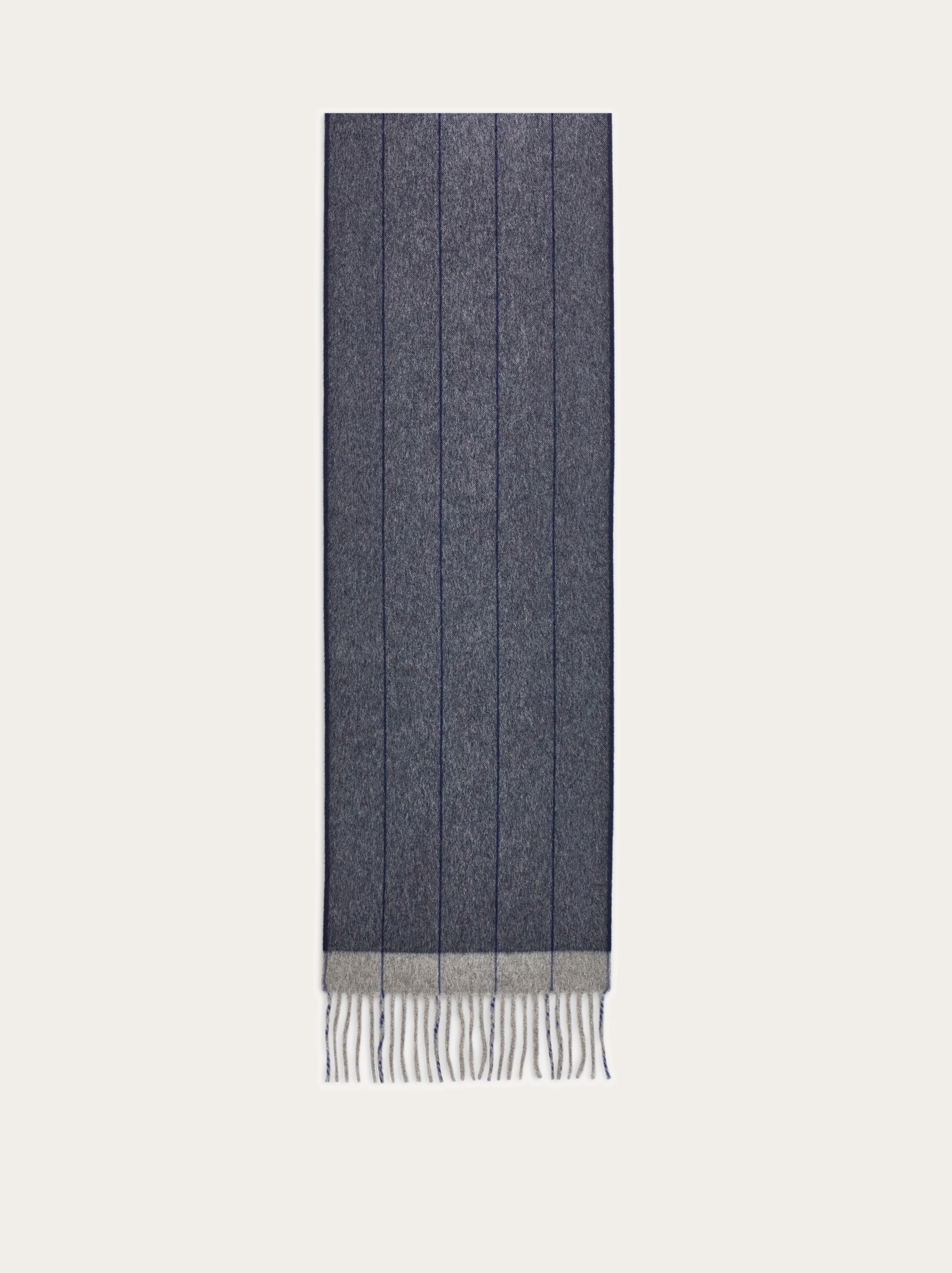 マフラー・ストール Salvatore Ferragamo Brown Cashmere Scarf Ferragamo Striped wool-cashmere Scarf | Brown | FARFETCH