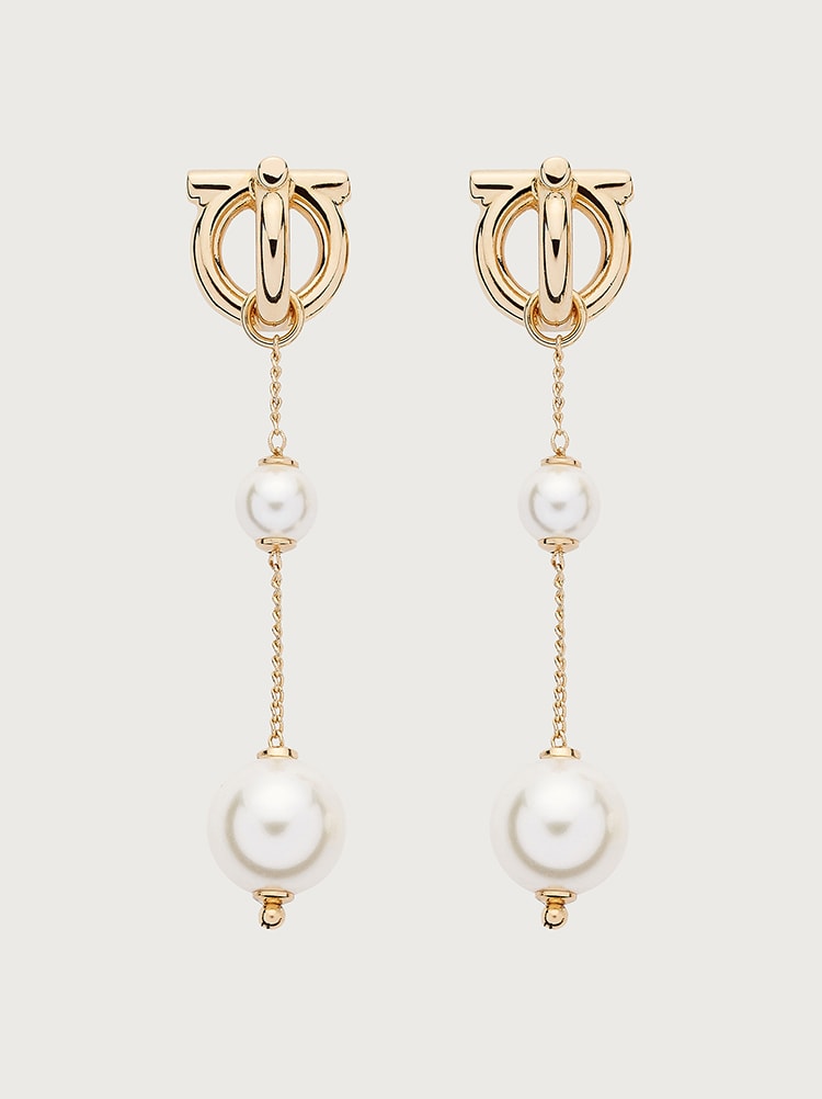 Gancini earrings - Jewelry and Watches - Women - Salvatore Ferragamo US