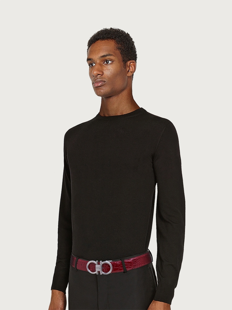 Adjustable Gancini belt Gallery image 4