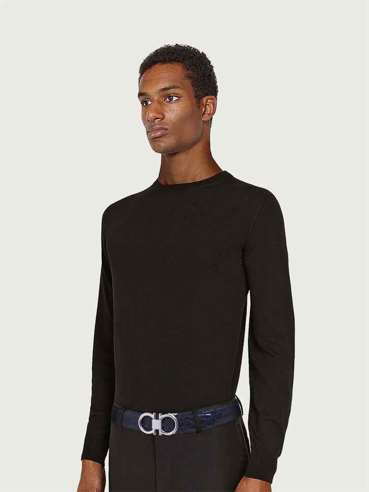Adjustable Gancini belt Gallery image 4