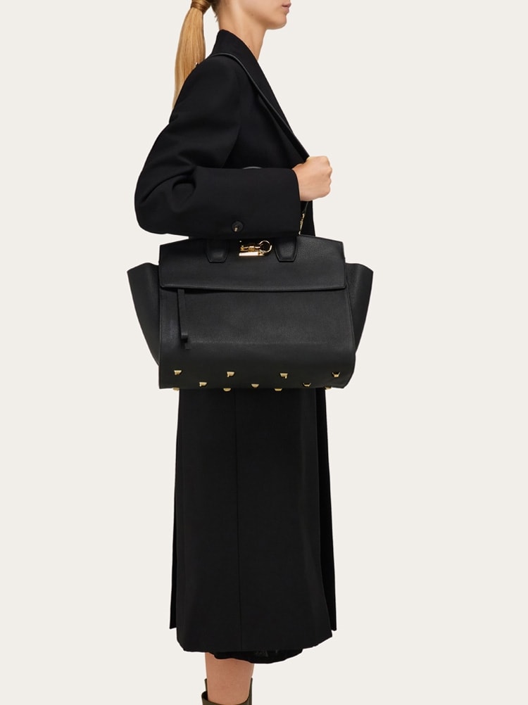 Ferragamo Studio soft bag (L) - Women | Ferragamo