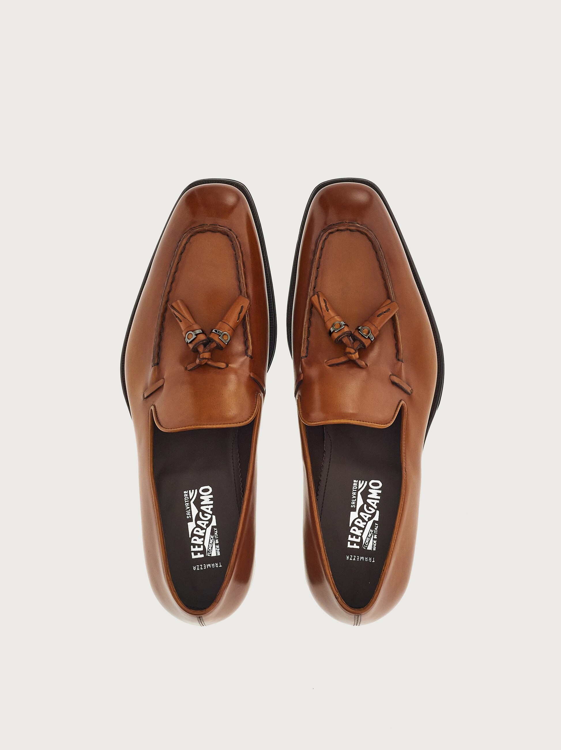 Ferragamo tassel loafers clearance