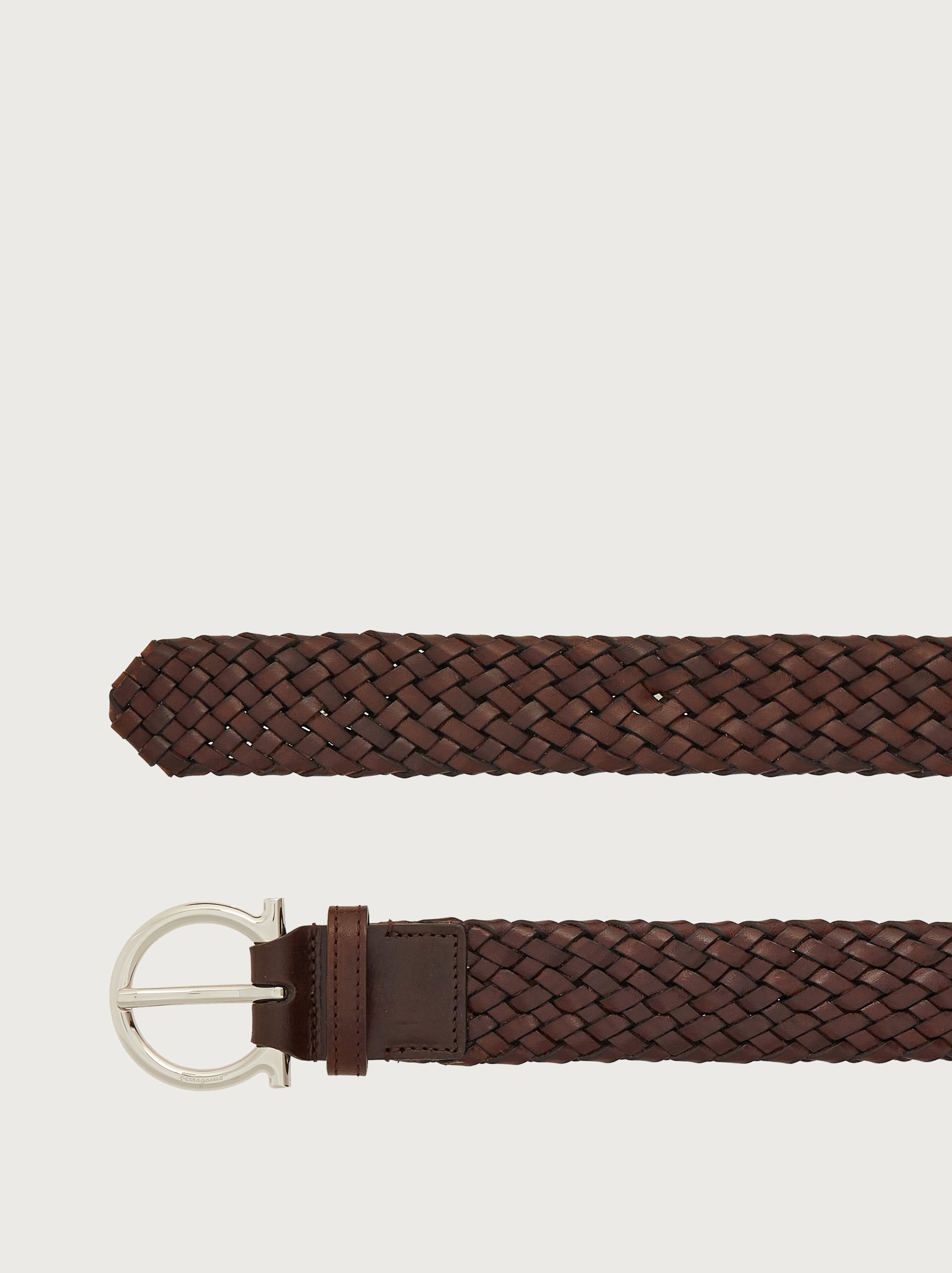 Gancini fixed belt - Belts - Leather 