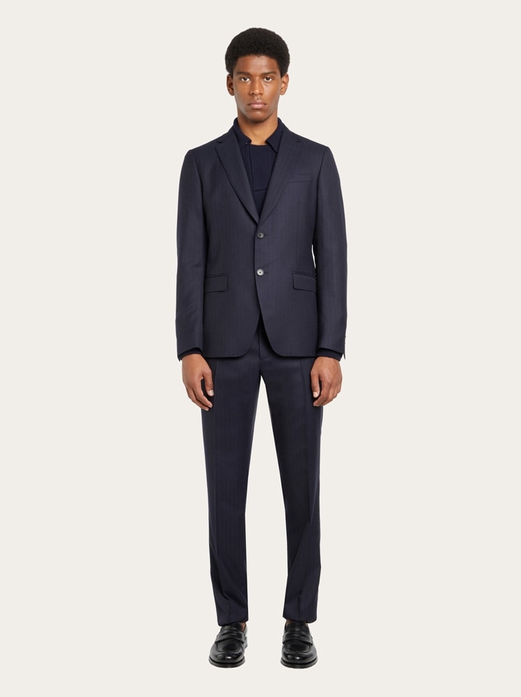 Check suit in wool Gallery image 2
