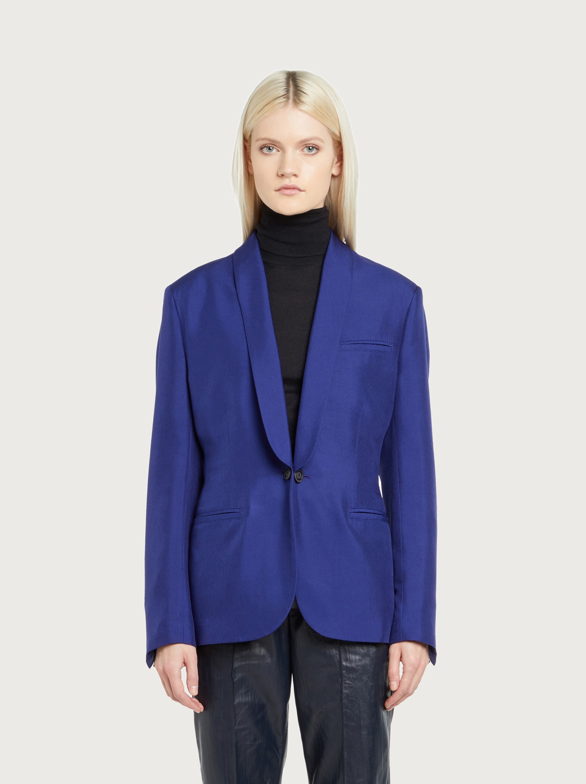 Blazer in shantung - Abbigliamento - Donna - Salvatore Ferragamo IT