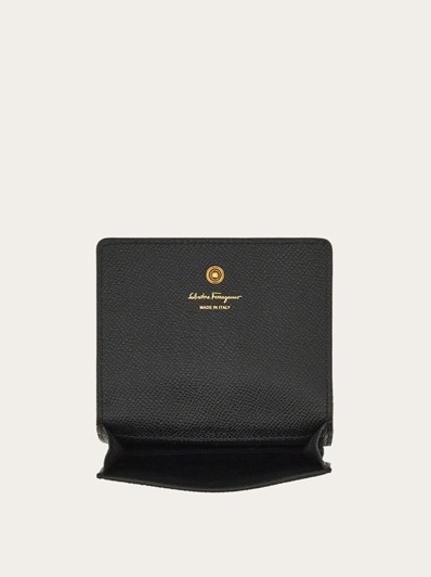 ✨未使用展示品　箱付き✨Ferragamo ミニ財布　ガンチーニ　カードケース ✨未使用展示品・箱付き✨ Ferragamo ミニ財布 ガンチーニ バイ