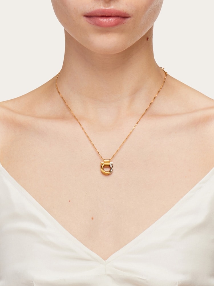 Gancini pendant necklace Gallery image 4