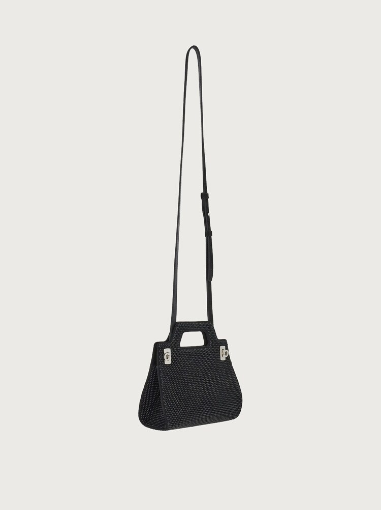 Wanda mini bag with crystals Handbags Women Salvatore Ferragamo US
