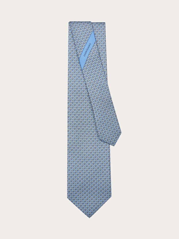 Sun print silk tie Gallery image 3